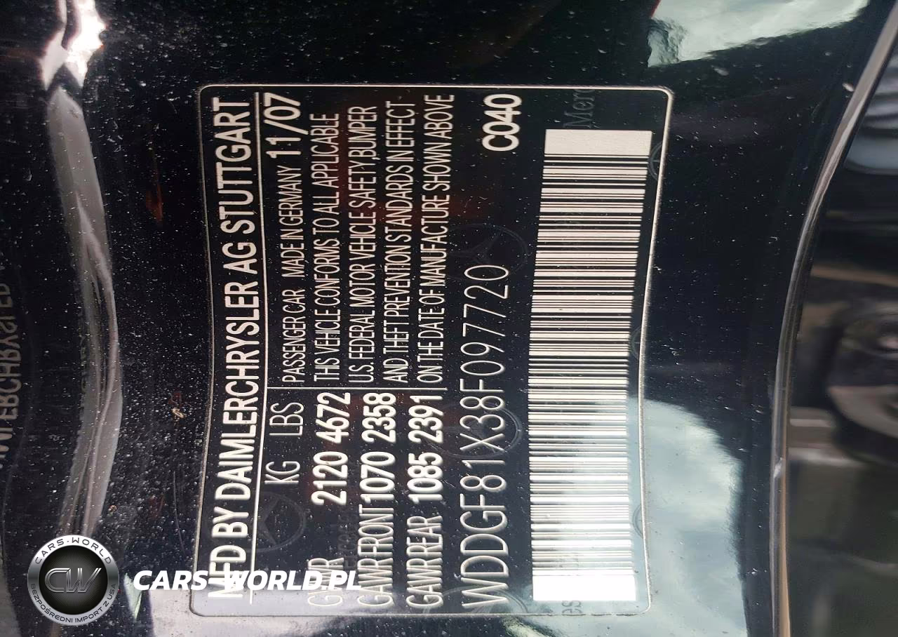 2008 Mercedes-Benz C 300 4Matic VIN:WDDGF81X38F097720 - 12