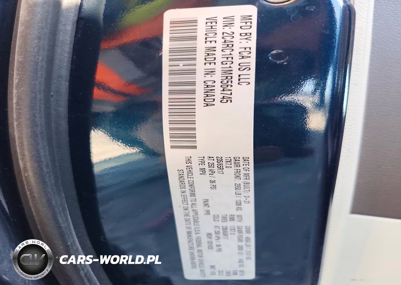 2021 Chrysler Pacifica Touring VIN:2C4RC1FG1MR564745 - 14