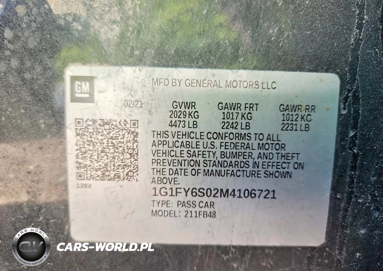 2021 Chevrolet Bolt Ev Lt VIN:1G1FY6S02M4106721 - 12