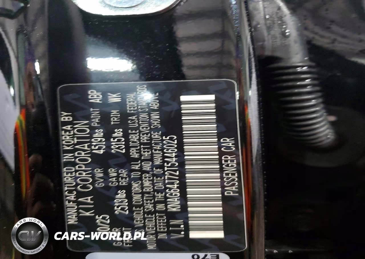 2026 Kia K5 Gt Line VIN:KNAG64J72T5446025 - 12