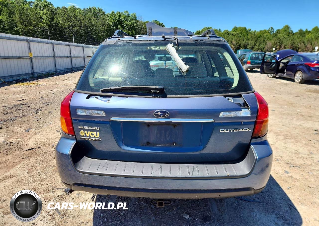 2006 Subaru Legacy Outback 2.5I VIN:4S4BP61C567310625 - 6