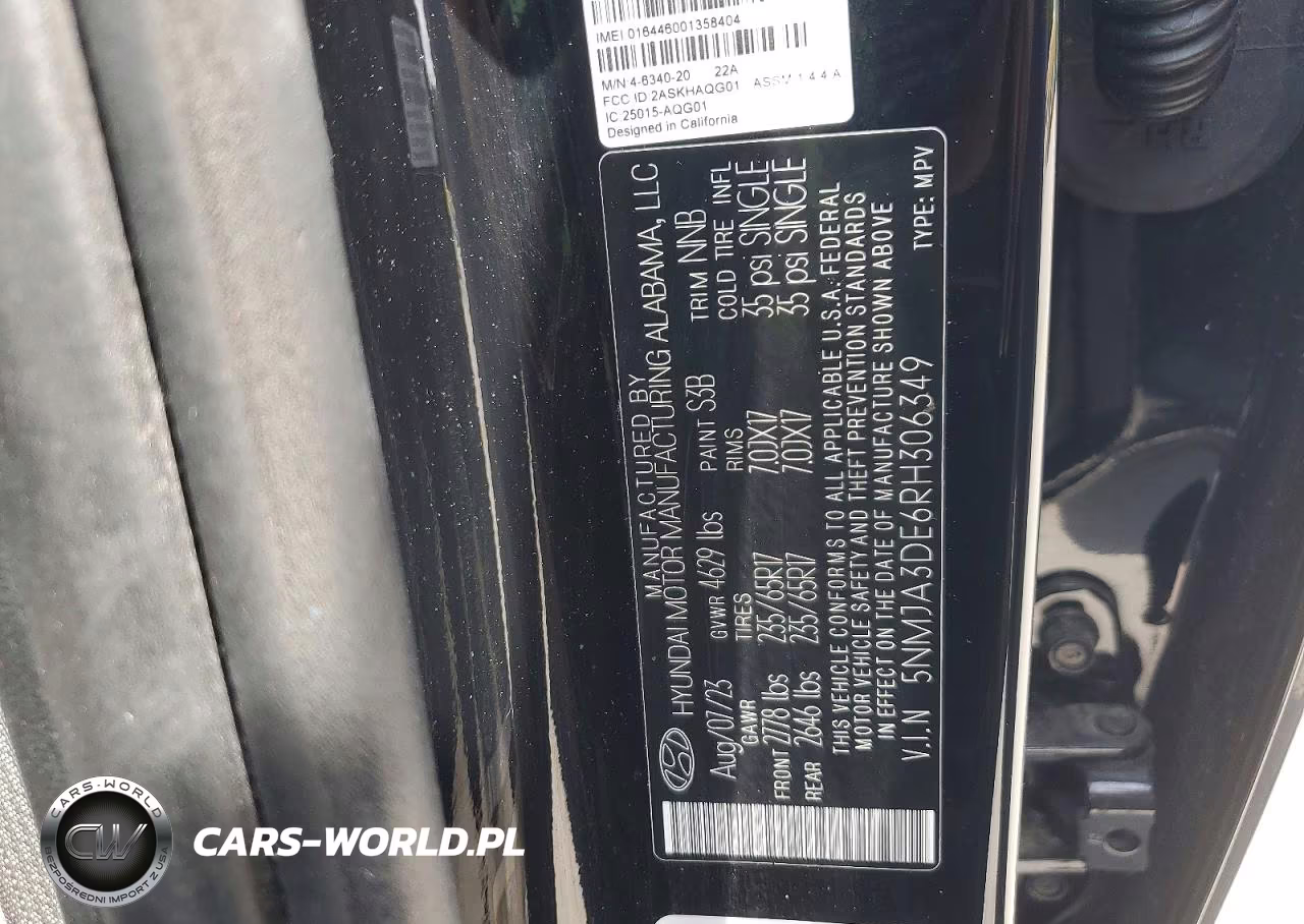 2024 Hyundai Tucson Se VIN:5NMJA3DE6RH306349 - 13