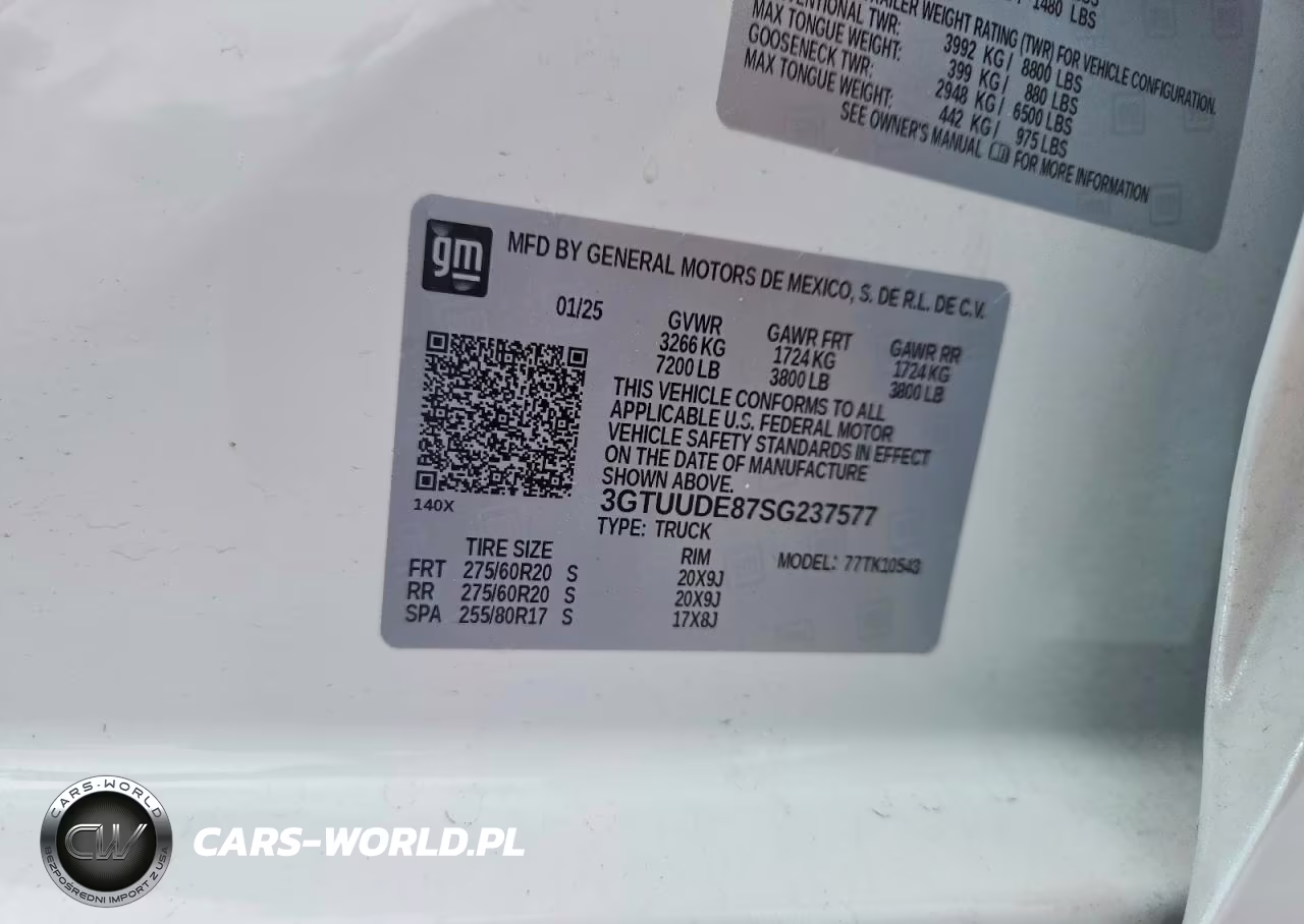 2025 GMC Sierra K1500 Slt VIN:3GTUUDE87SG237577 - 12