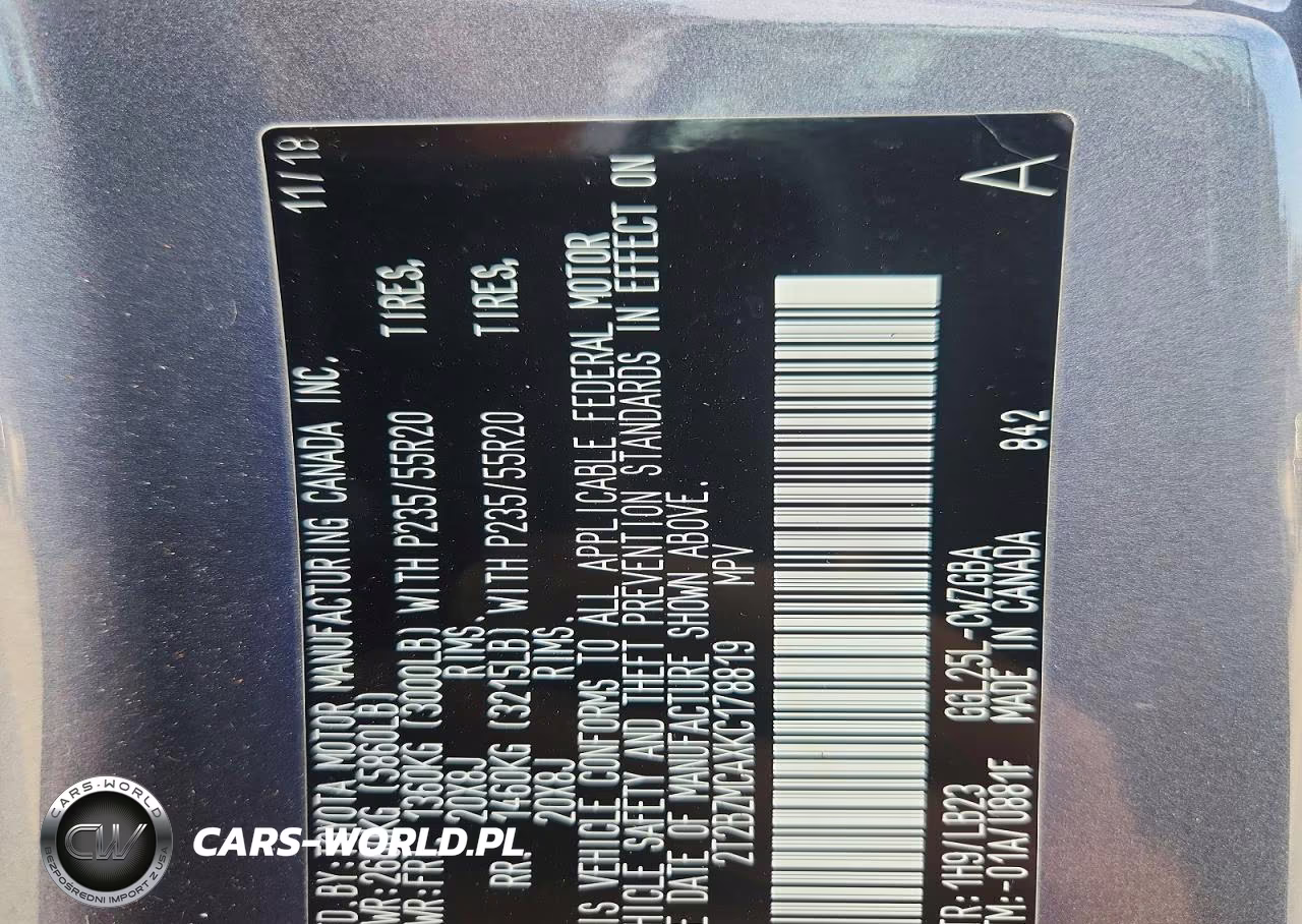2019 Lexus Rx 350 Base VIN:2T2BZMCAXKC178819 - 14