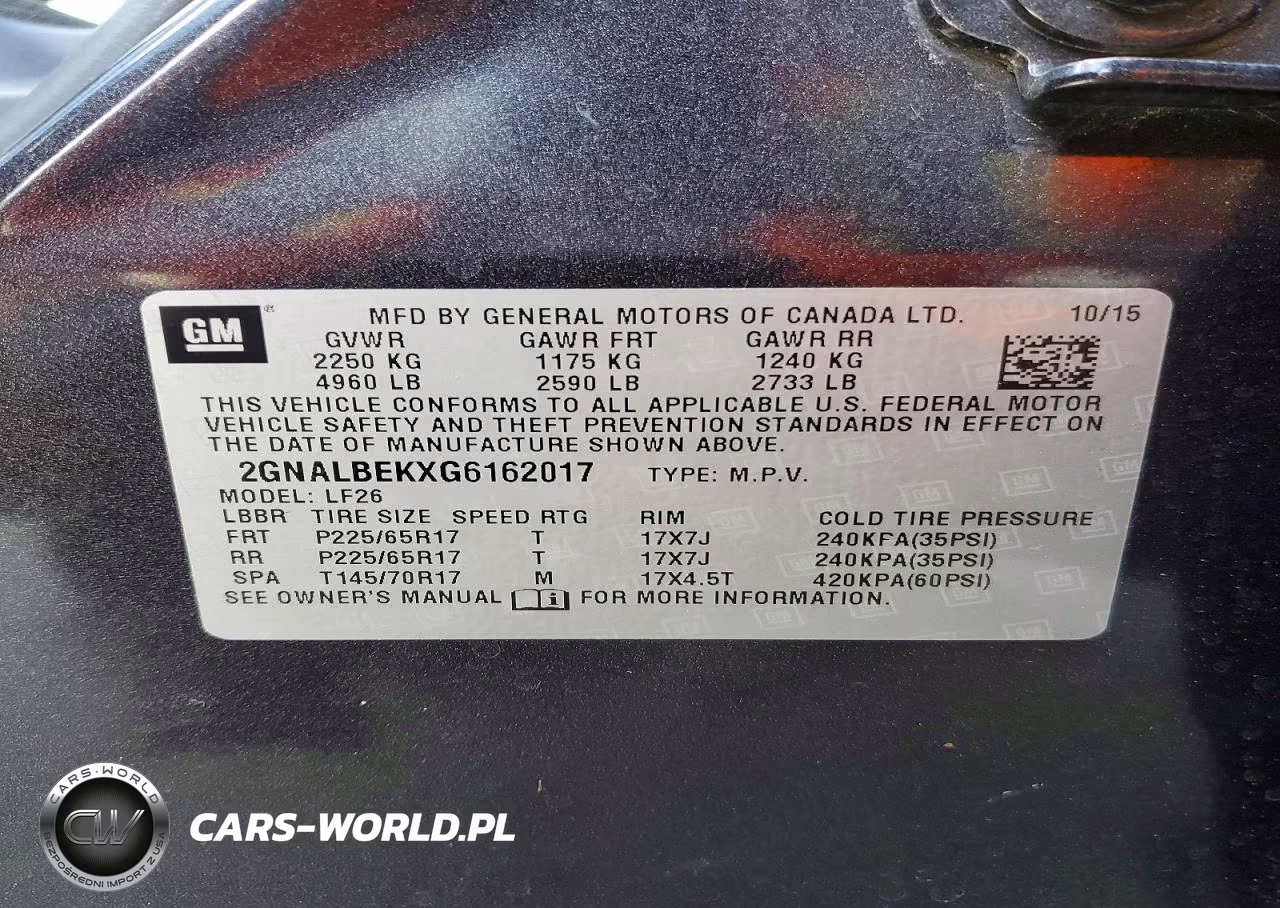 2016 Chevrolet Equinox Ls VIN:2GNALBEKXG6162017 - 14