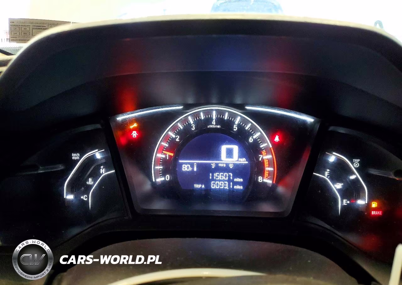 2017 Honda Civic Lx VIN:19XFC2E56HE072213 - 9