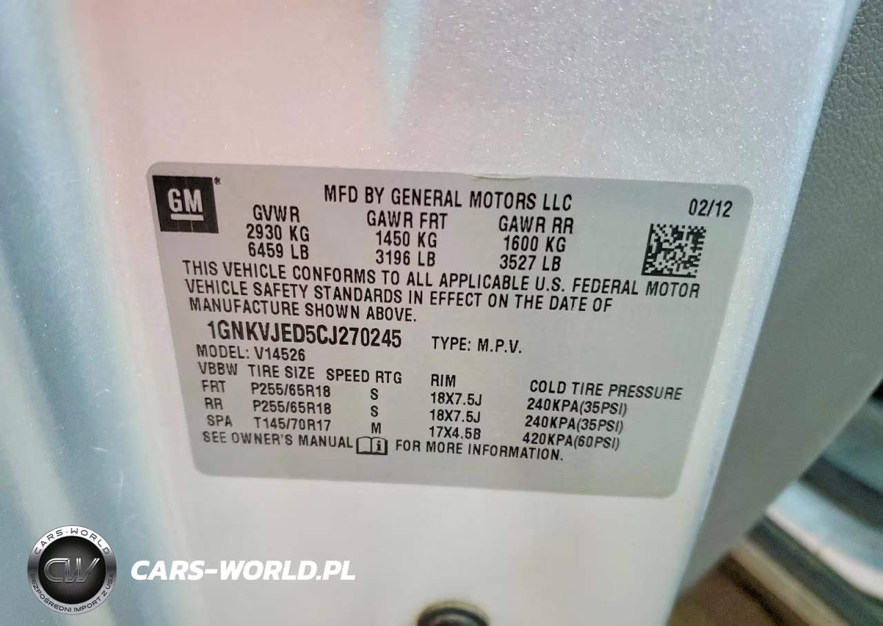 2012 Chevrolet Traverse Lt VIN:1GNKVJED5CJ270245 - 14