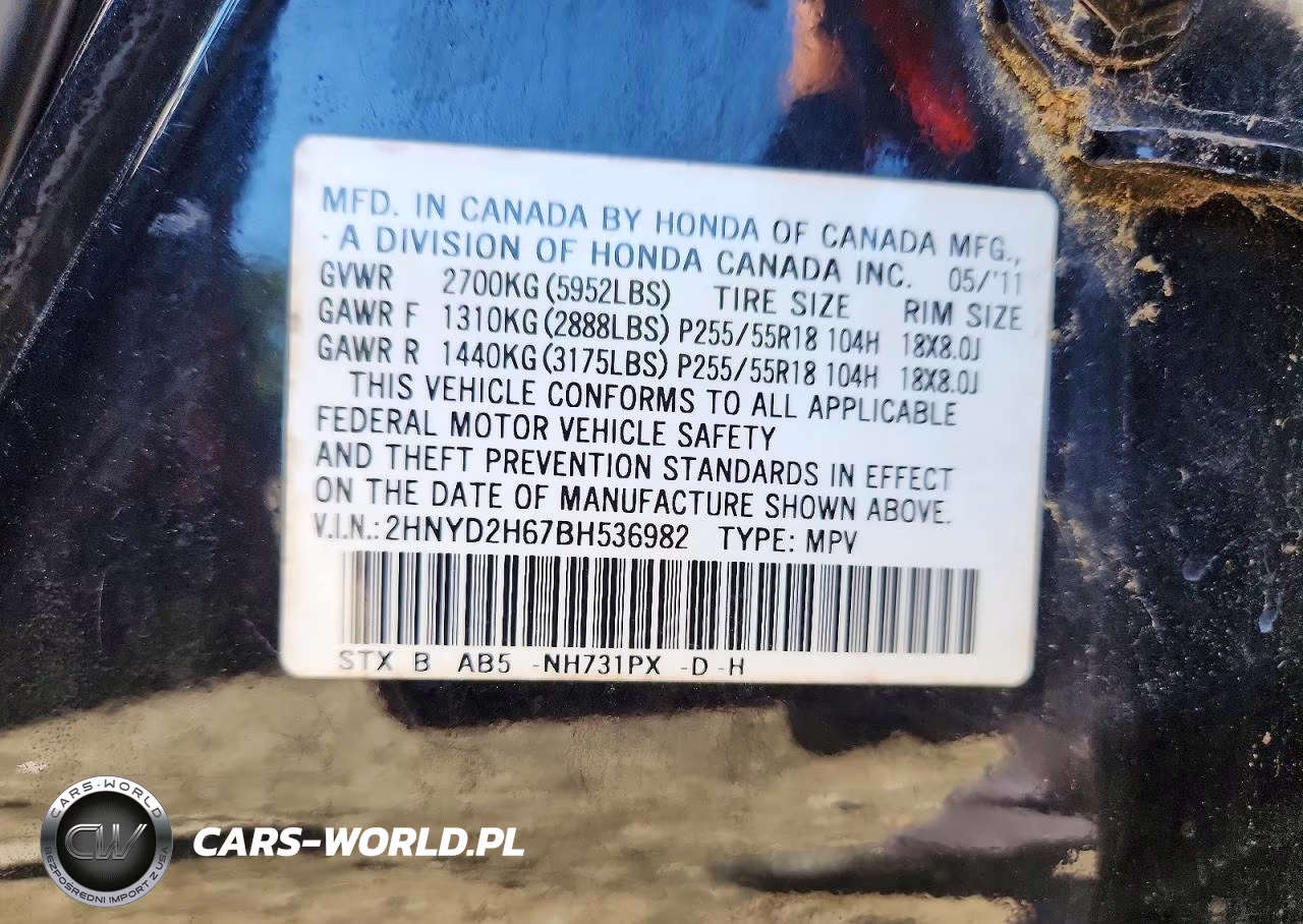 2011 Acura Mdx Technology VIN:2HNYD2H67BH536982 - 13