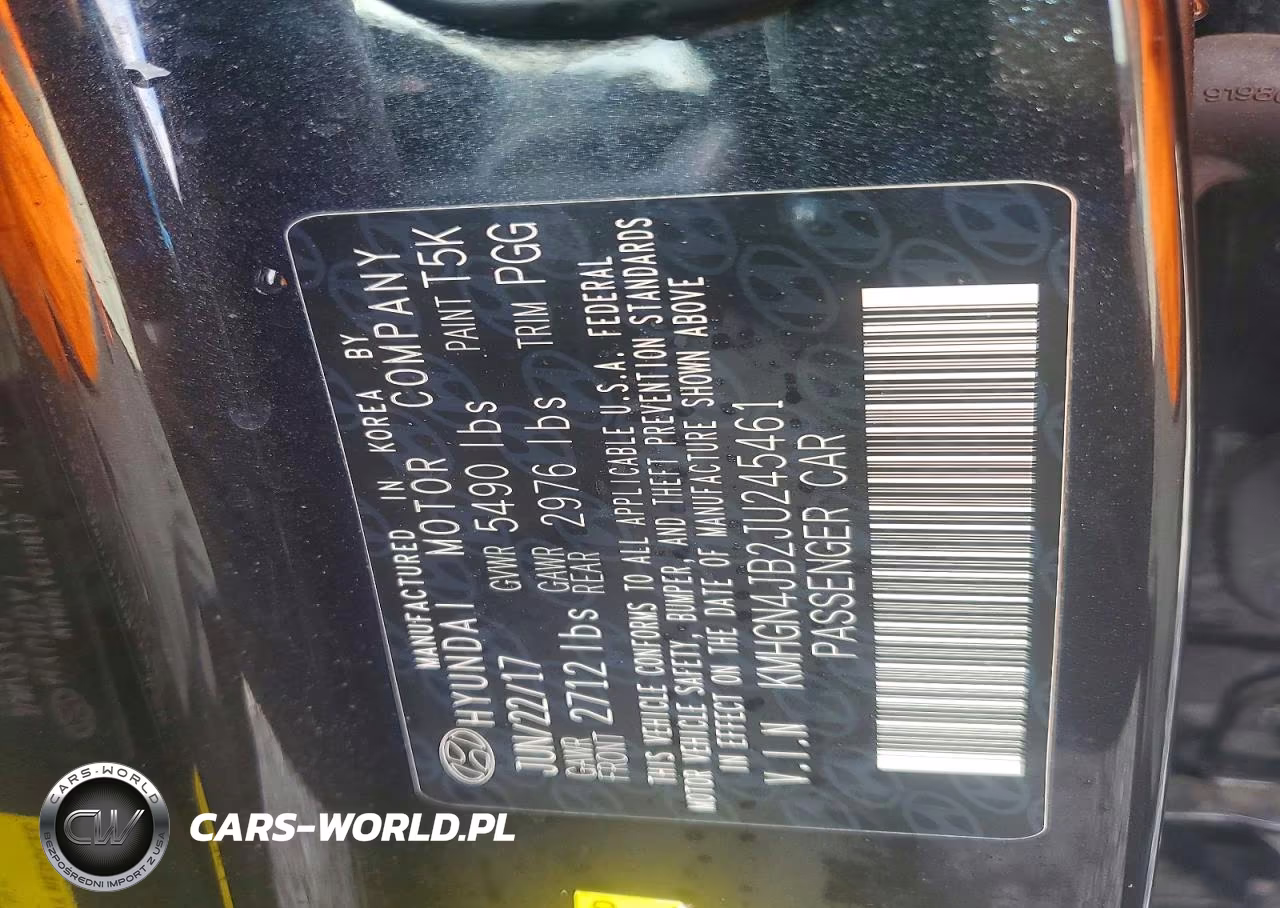 2018 Genesis G80 Sport VIN:KMHGN4JB2JU245461 - 12