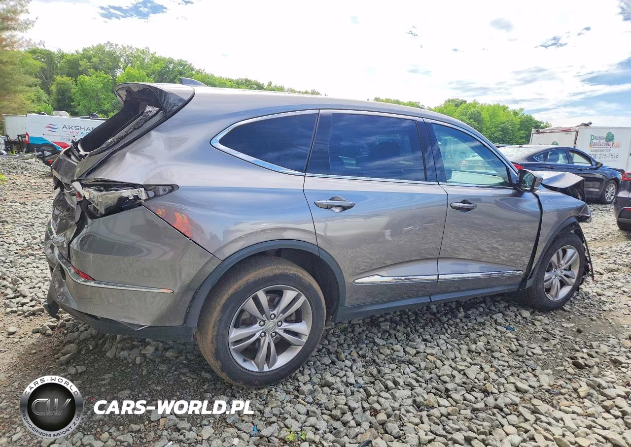 2022 Acura Mdx VIN:5J8YE1H31NL030124 - 3