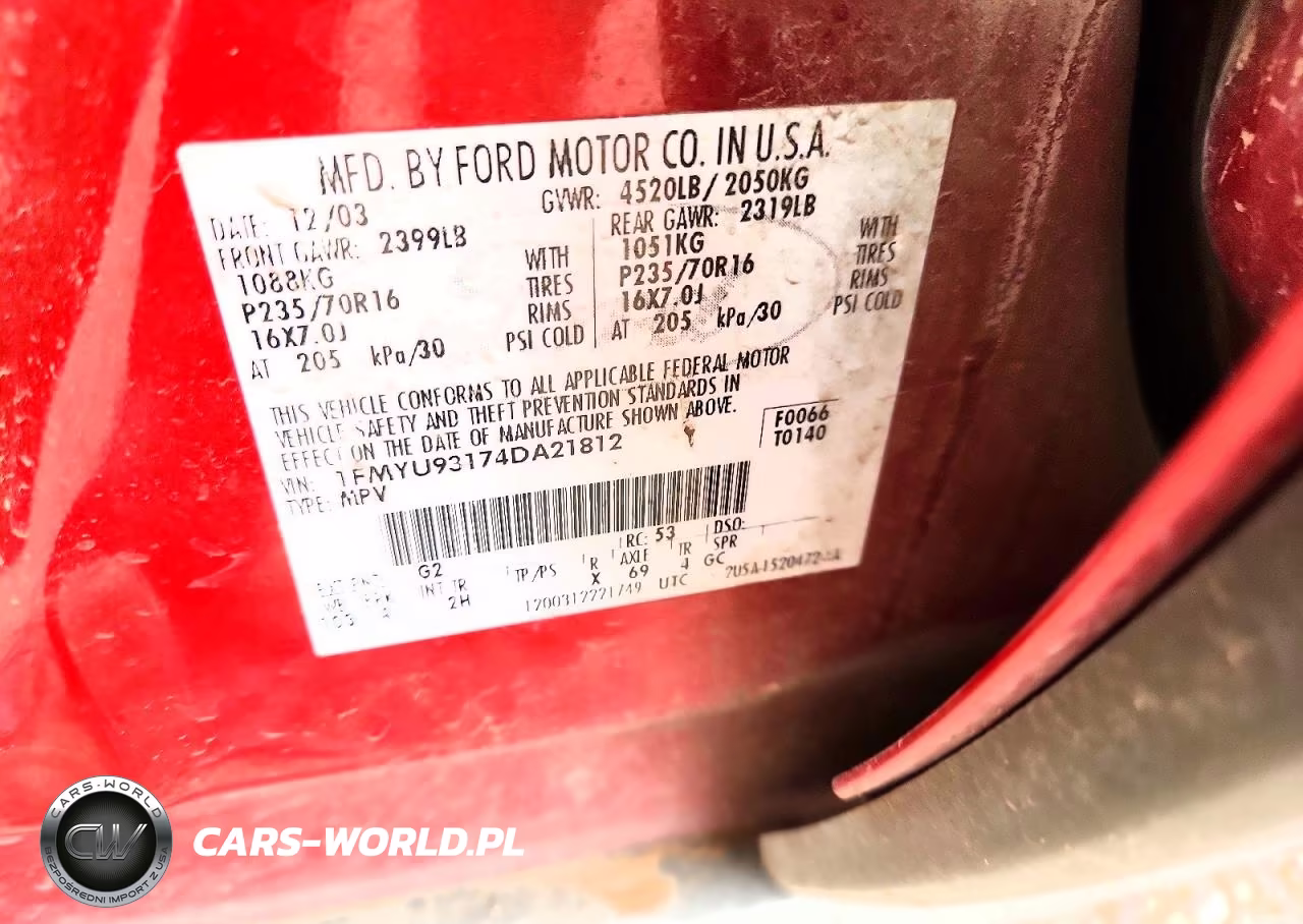 2004 Ford Escape Xlt VIN:1FMYU93174DA21812 - 13