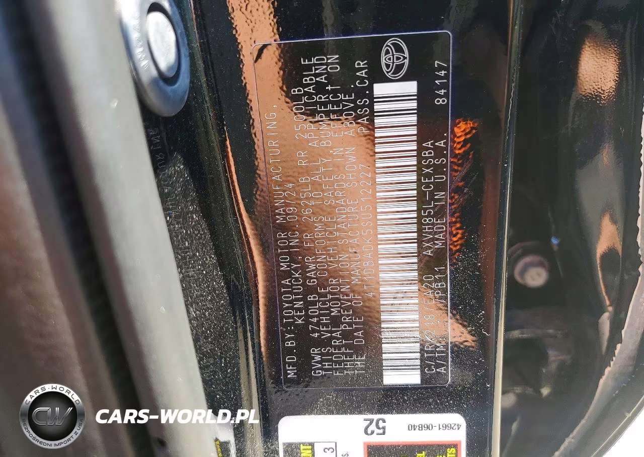2025 Toyota Camry Se VIN:4T1DBADK5SU512227 - 12