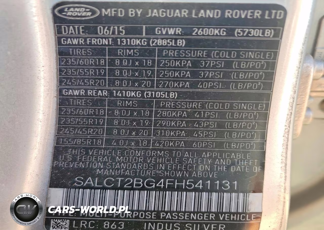 2015 Land Rover Discovery Sport Hse Luxury VIN:SALCT2BG4FH541131 - 14