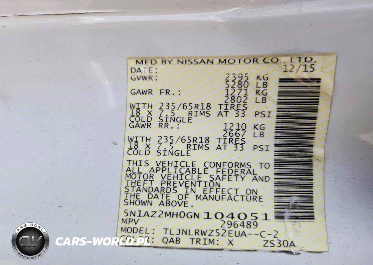 2016 Nissan Murano Sl VIN:5N1AZ2MH0GN104051 - 13