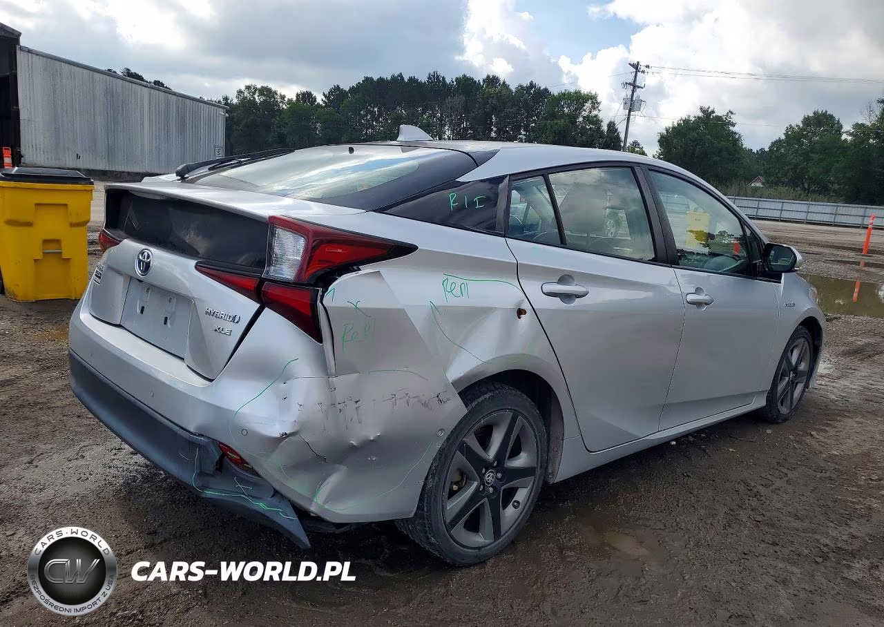 2020 Toyota Prius Xle VIN:JTDKARFU3L3125114 - 3