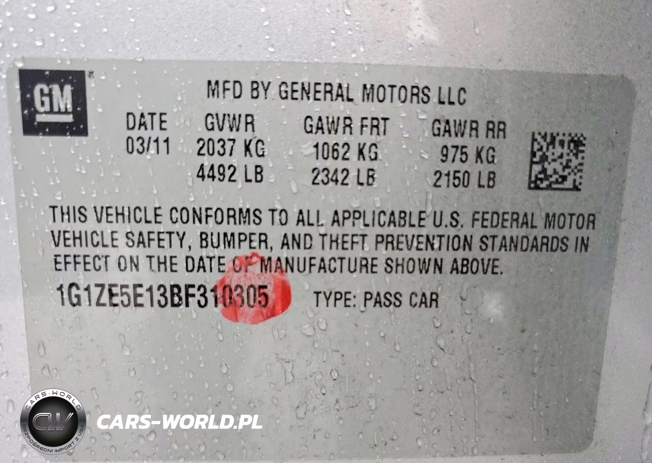 2011 Chevrolet Malibu Ltz VIN:1G1ZE5E13BF310305 - 12