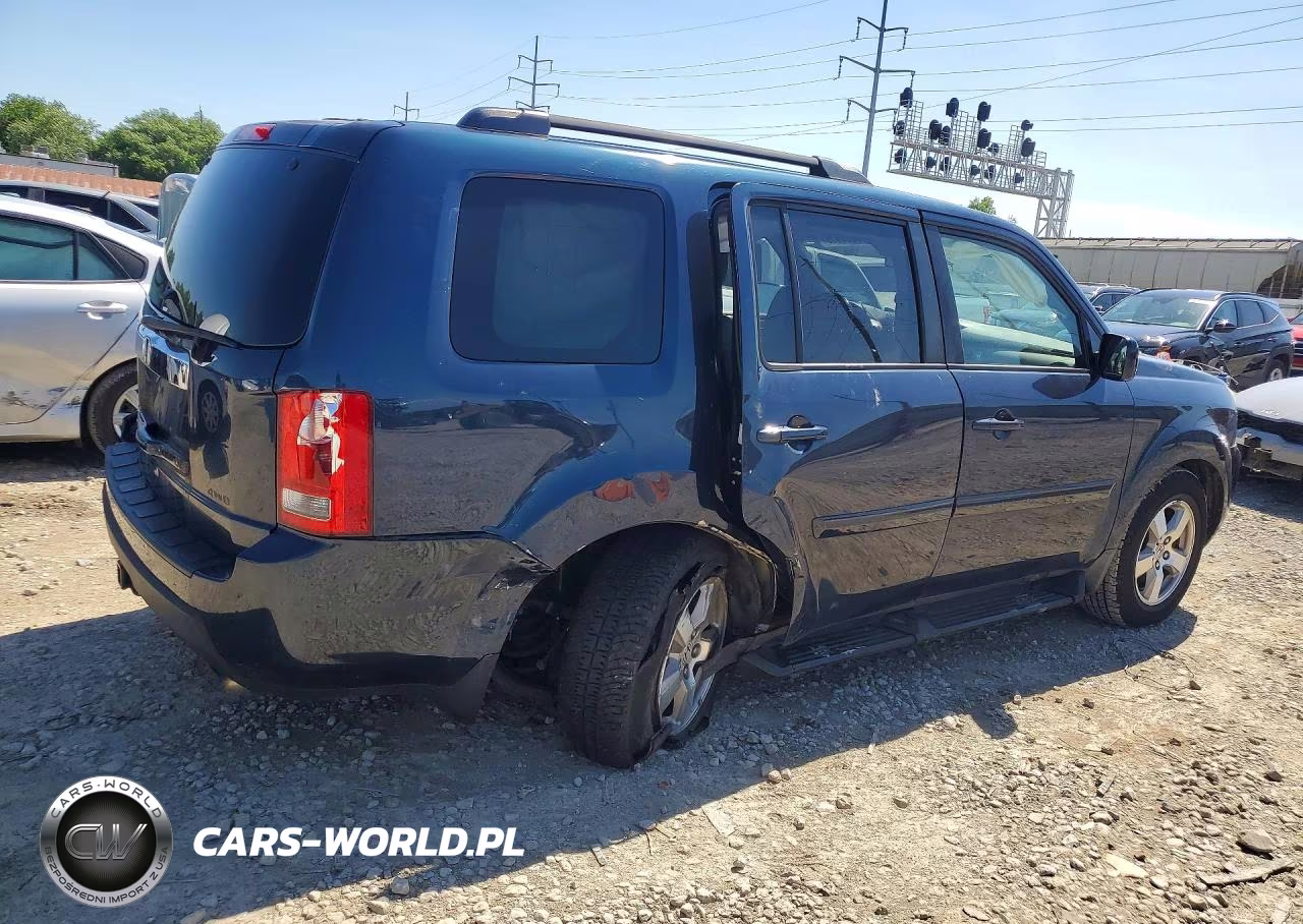 2009 Honda Pilot Exl VIN:5FNYF48619B031712 - 3