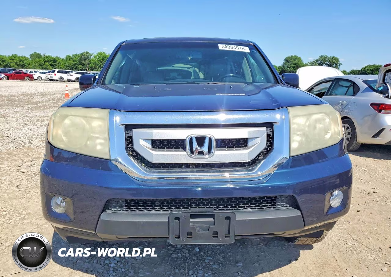 2009 Honda Pilot Exl VIN:5FNYF48619B031712 - 5