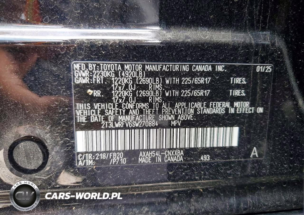 2025 Toyota Rav4 Le VIN:2T3LWRFV6SW270884 - 13