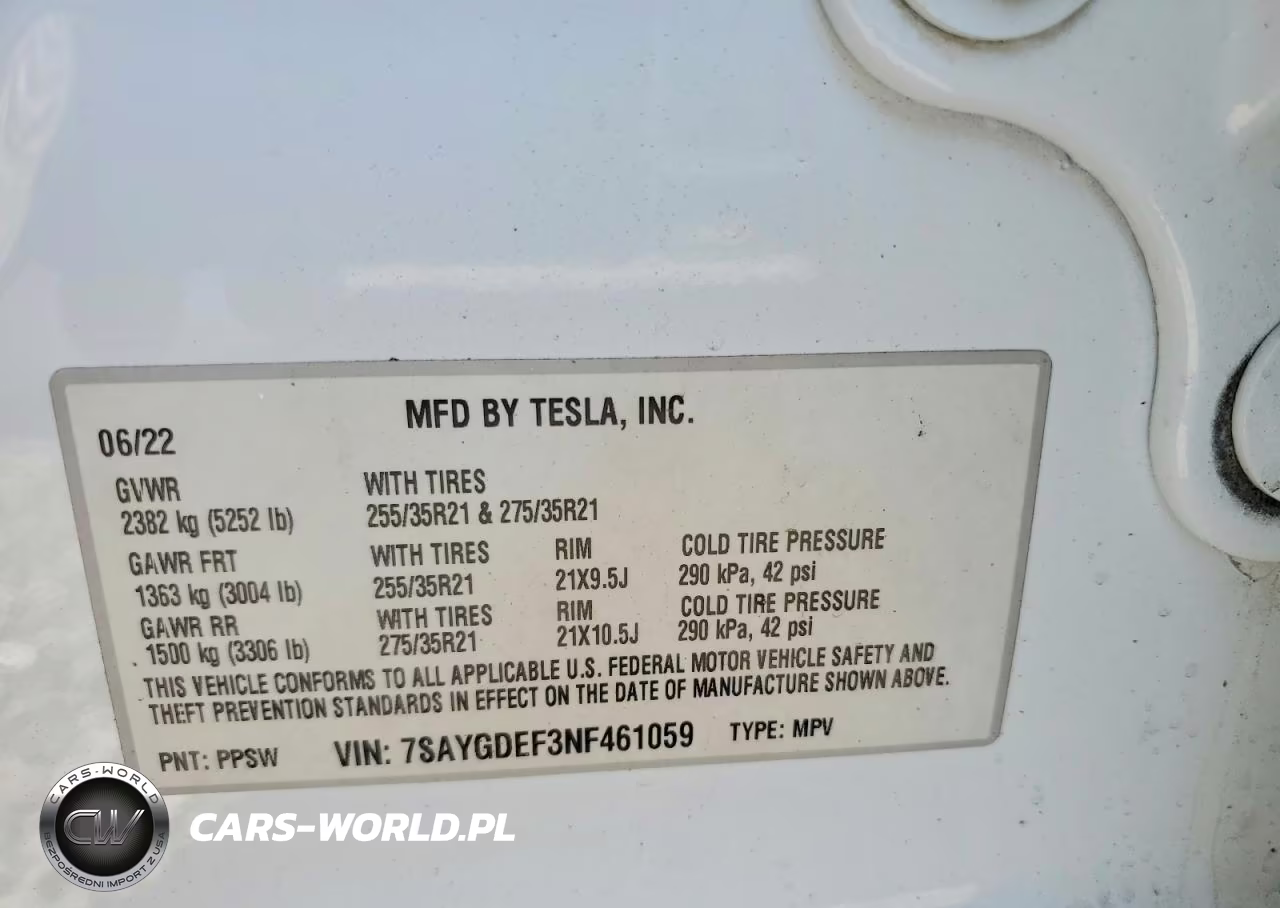 2022 Tesla Model Y VIN:7SAYGDEF3NF461059 - 13