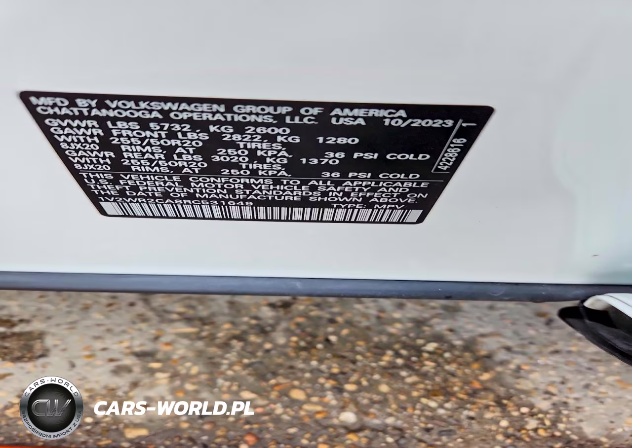 2024 Volkswagen Atlas Se VIN:1V2WR2CA8RC531649 - 14