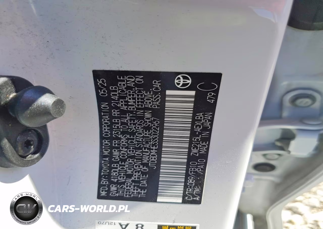 2025 Toyota Corolla Hybrid Le VIN:JTDBDMHE3S3022967 - 12