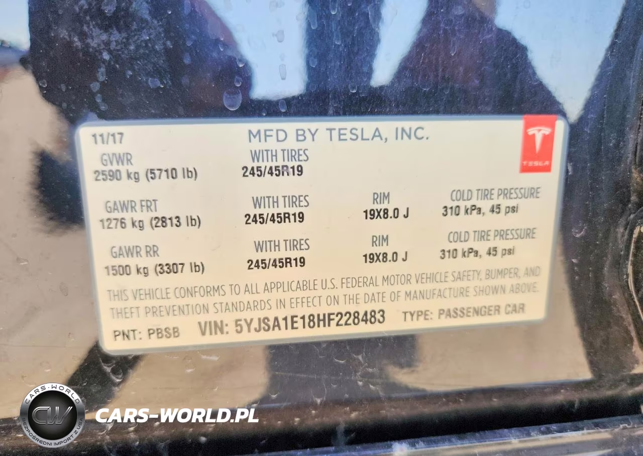 2017 Tesla Model S VIN:5YJSA1E18HF228483 - 12