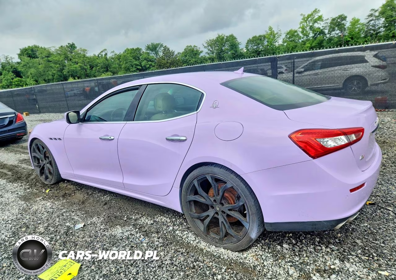 2014 Maserati Ghibli S VIN:ZAM57RTA3E1087772 - 2