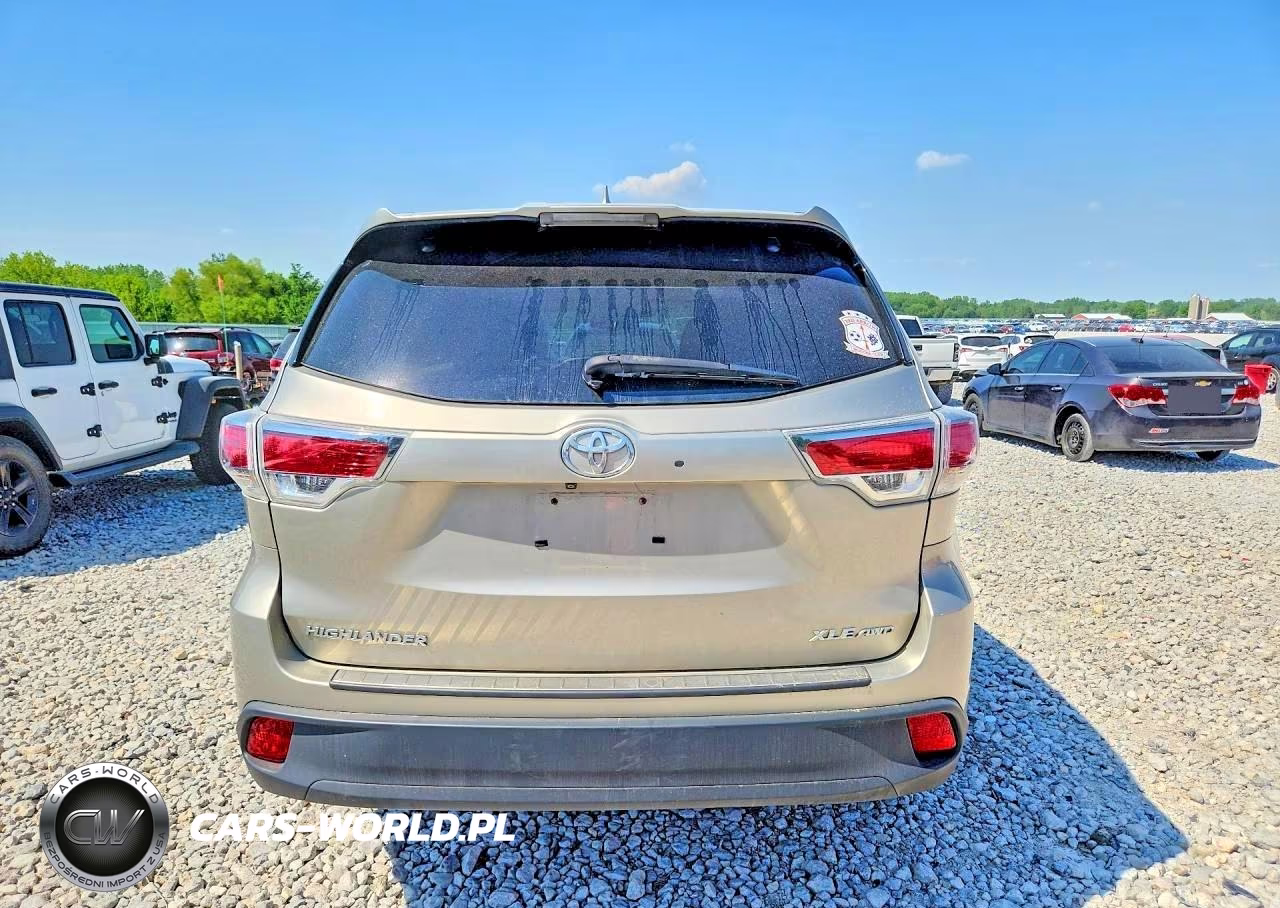 2015 Toyota Highlander Xle VIN:5TDJKRFH7FS183757 - 6