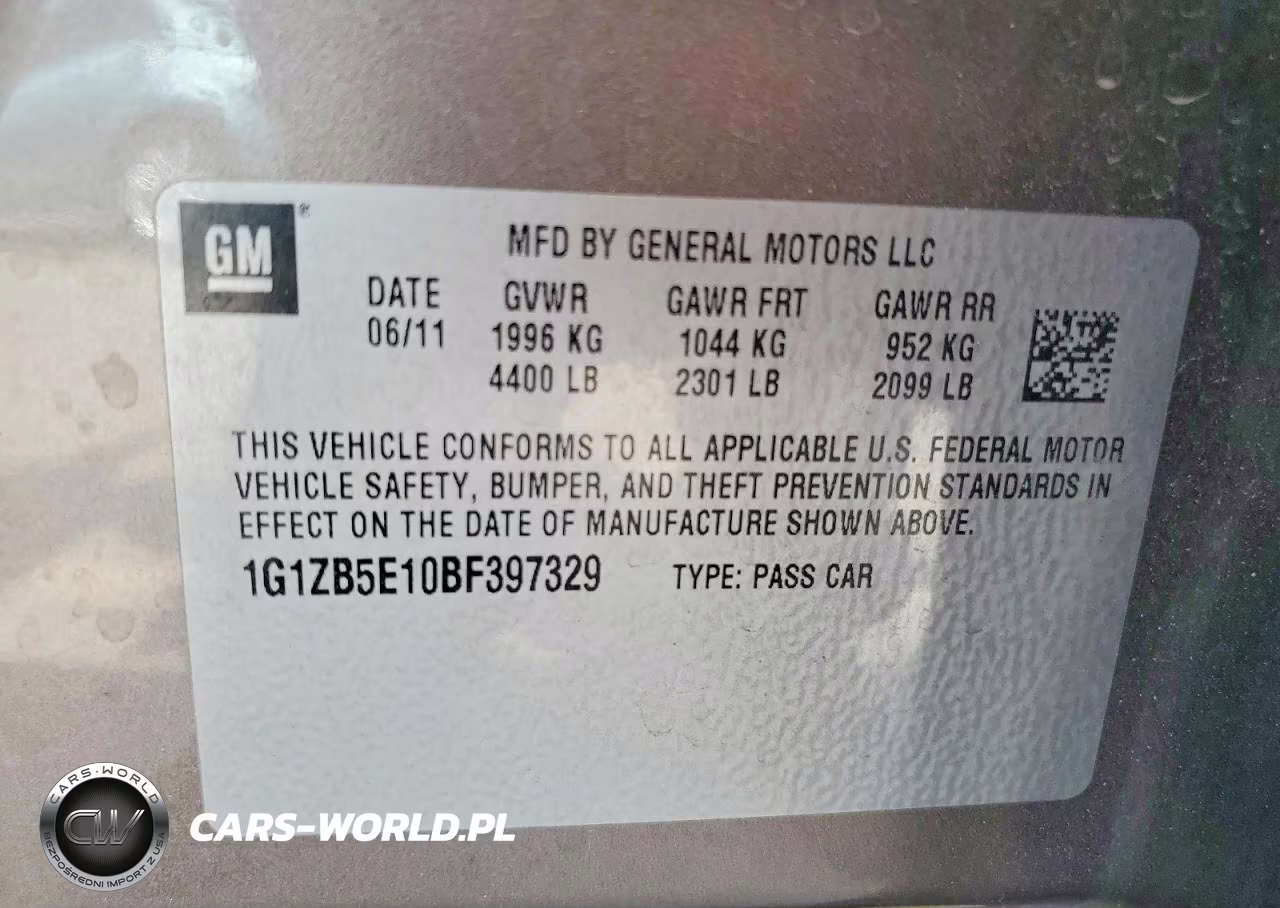 2011 Chevrolet Malibu Ls VIN:1G1ZB5E10BF397329 - 12