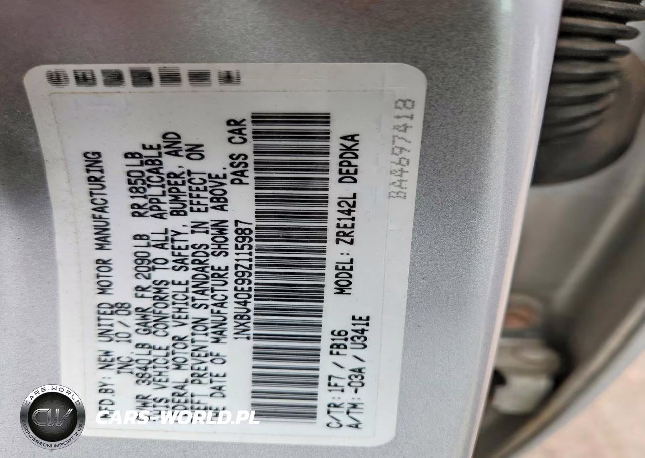 2009 Toyota Corolla Le VIN:1NXBU40E99Z115987 - 12
