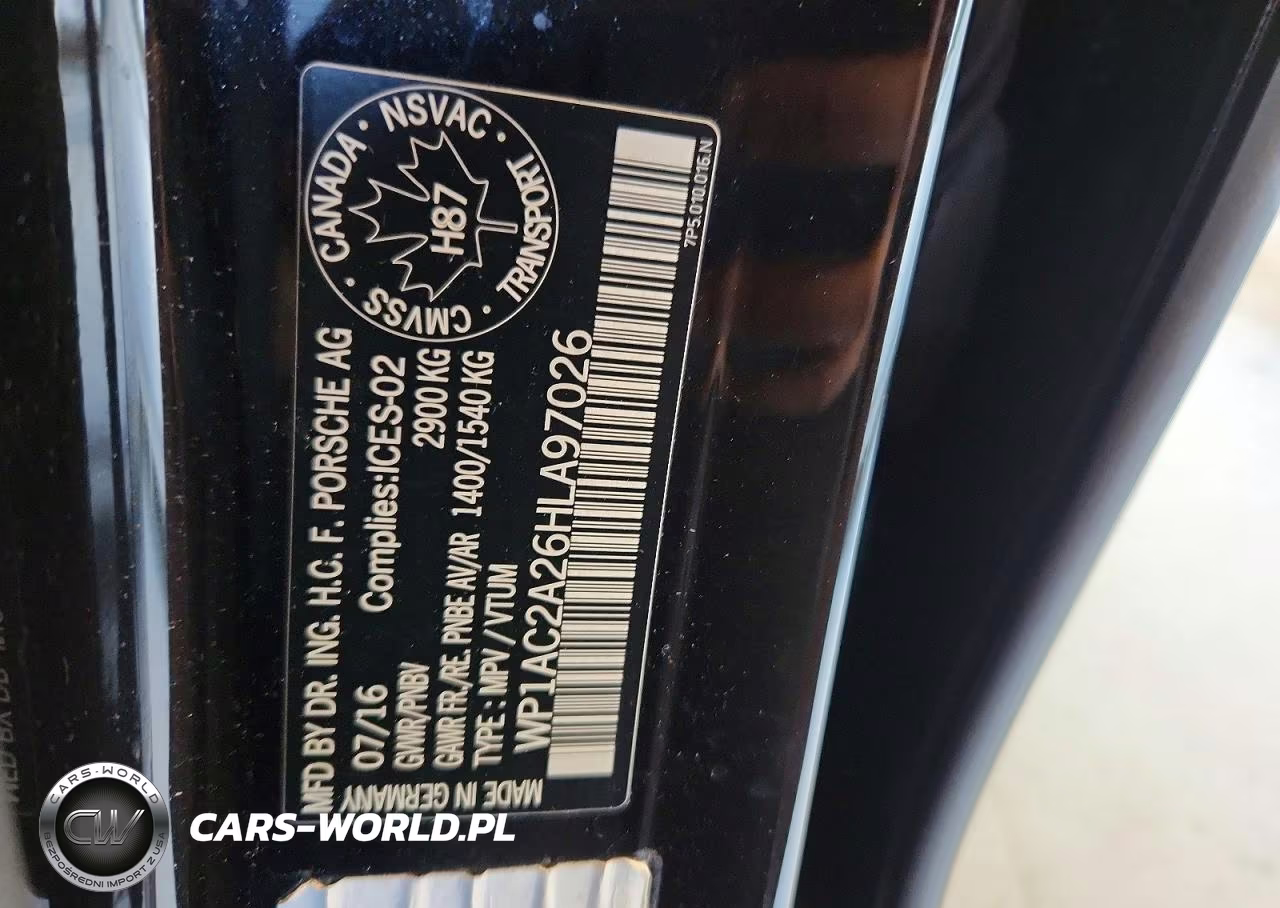2017 Porsche Cayenne Turbo VIN:WP1AC2A26HLA97026 - 13