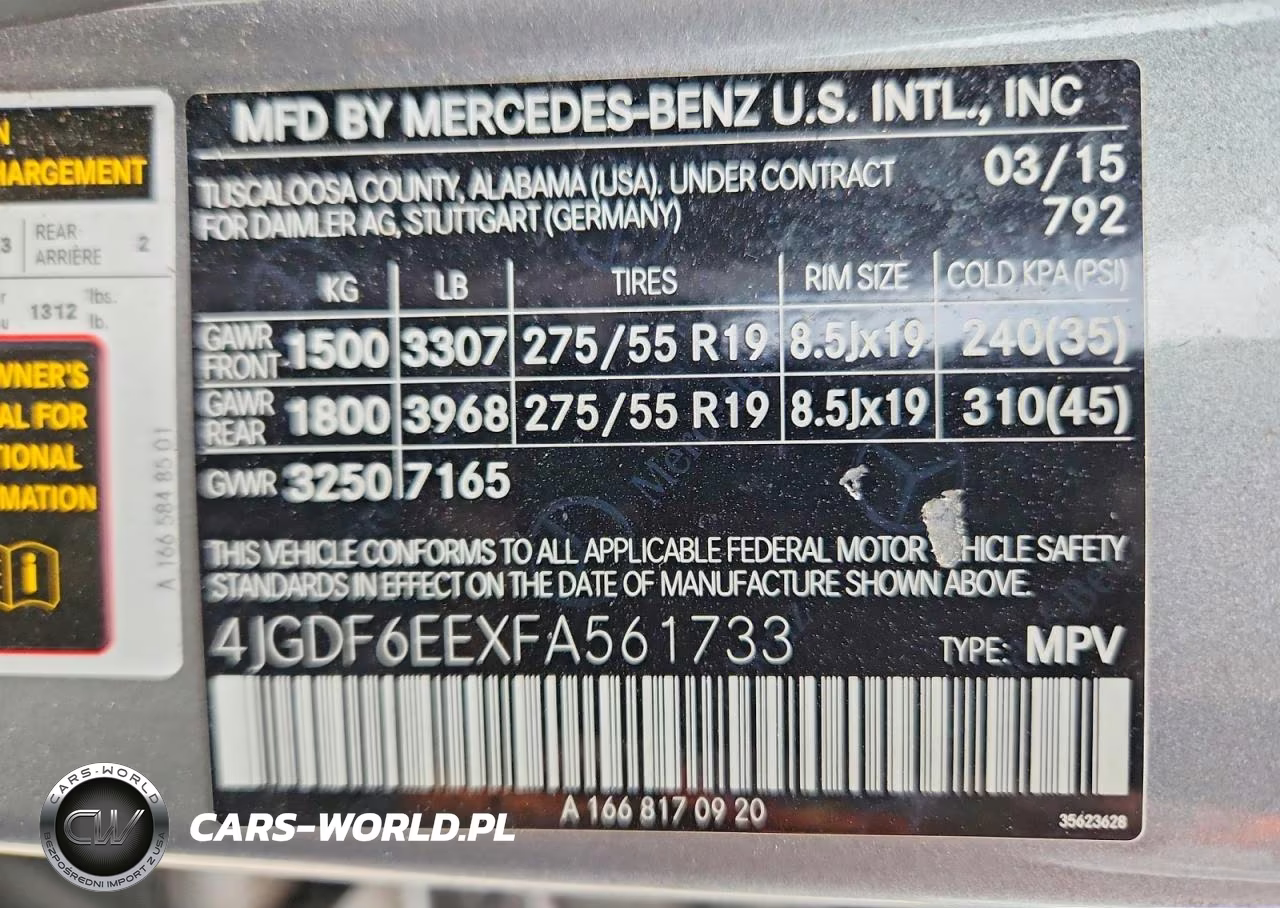 2015 Mercedes-Benz Gl 450 4Matic VIN:4JGDF6EEXFA561733 - 13