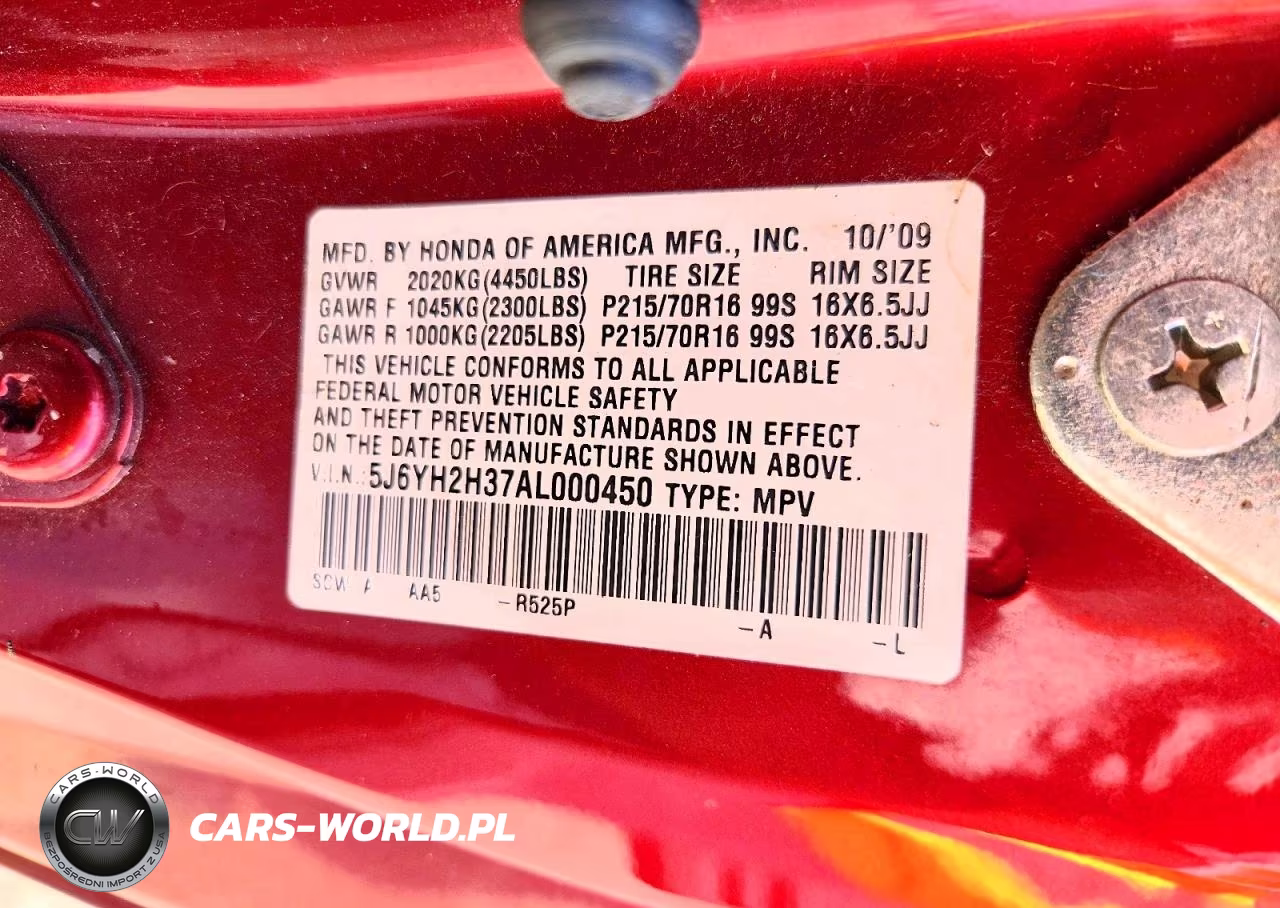 2010 Honda Element Lx VIN:5J6YH2H37AL000450 - 13