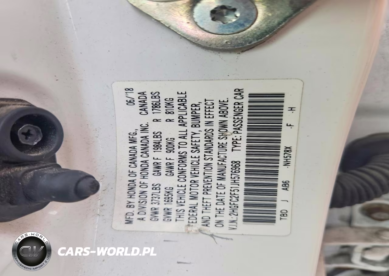 2018 Honda Civic Lx VIN:2HGFC2F51JH576968 - 12