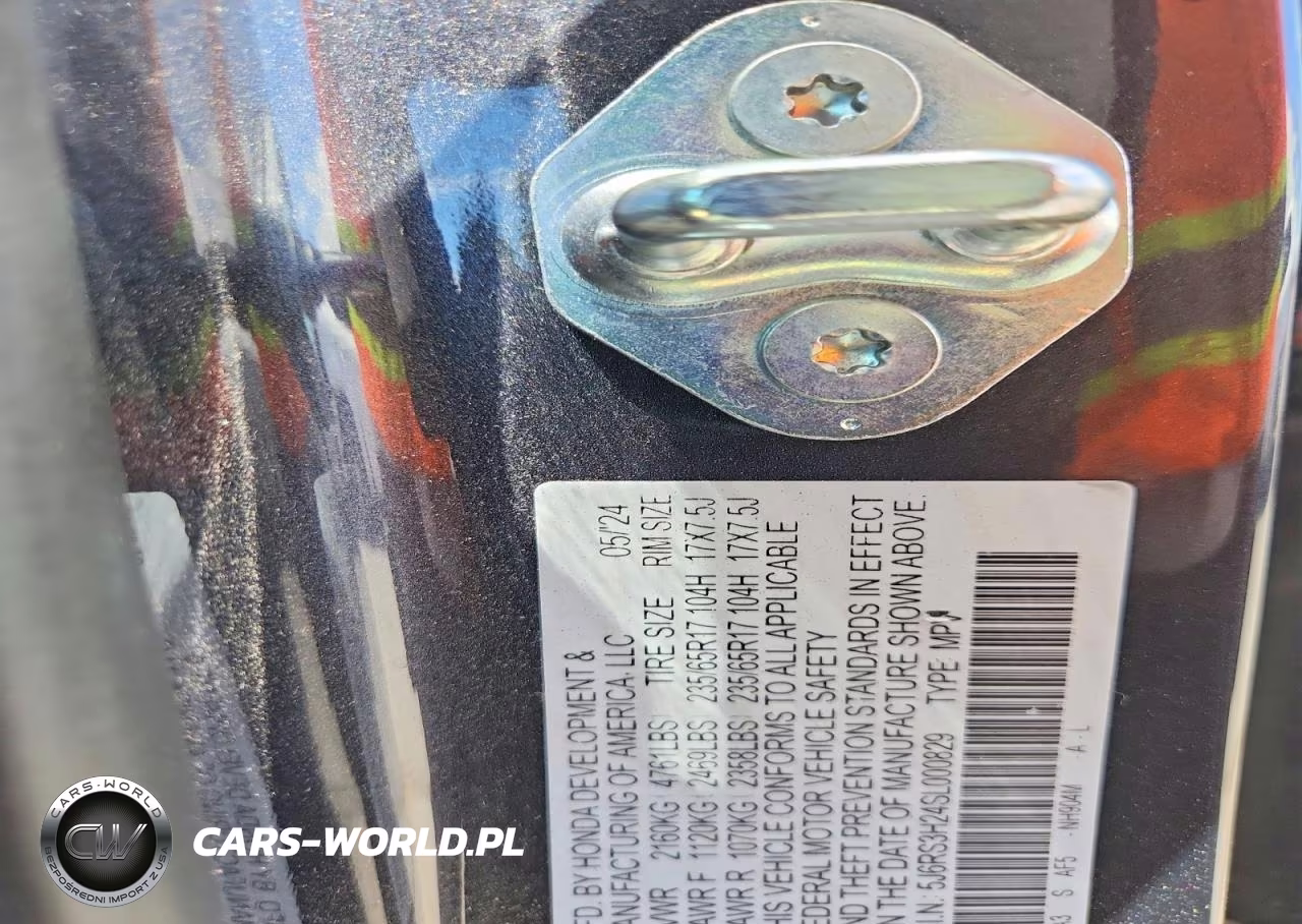 2025 Honda Cr-V Lx VIN:5J6RS3H24SL000829 - 13