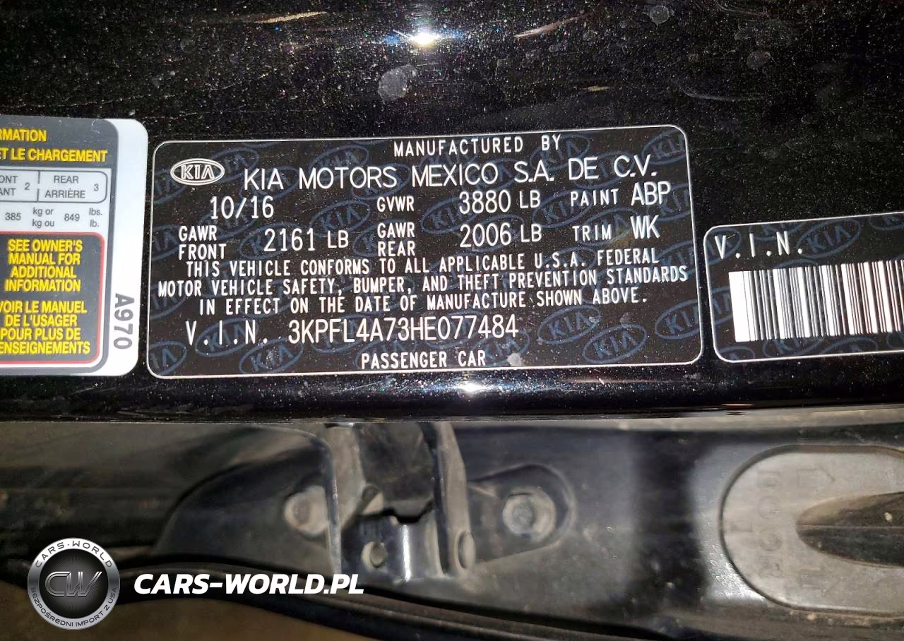 2017 Kia Forte S VIN:3KPFL4A73HE077484 - 12