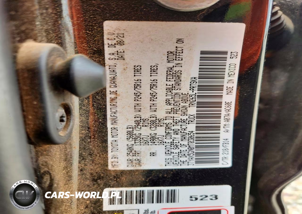 2021 Toyota Tacoma Sr VIN:3TYAX5GN0MT030654 - 12