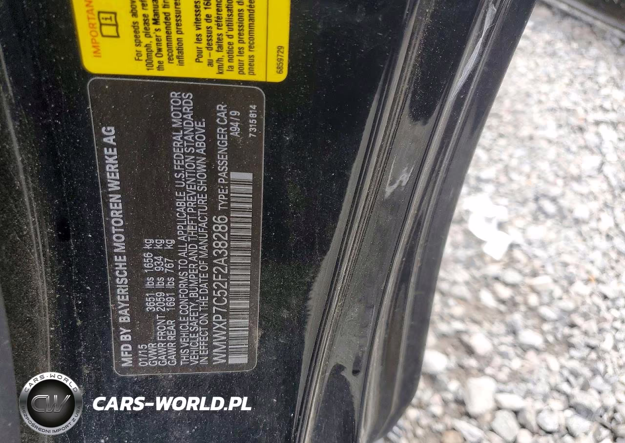 2015 Mini Cooper S VIN:WMWXP7C52F2A38286 - 12