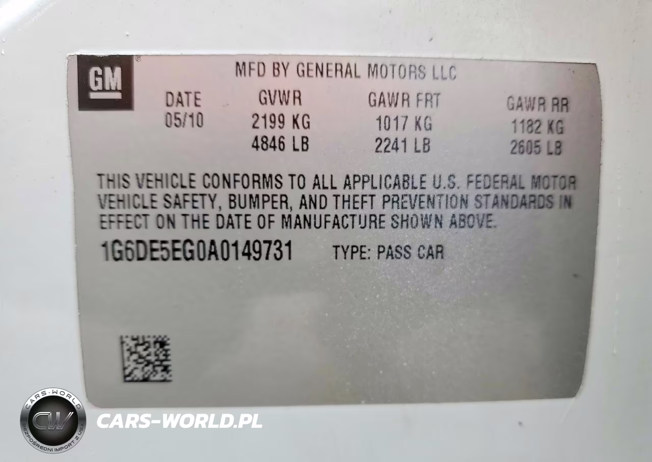 2010 Cadillac Cts Luxury Collection VIN:1G6DE5EG0A0149731 - 13