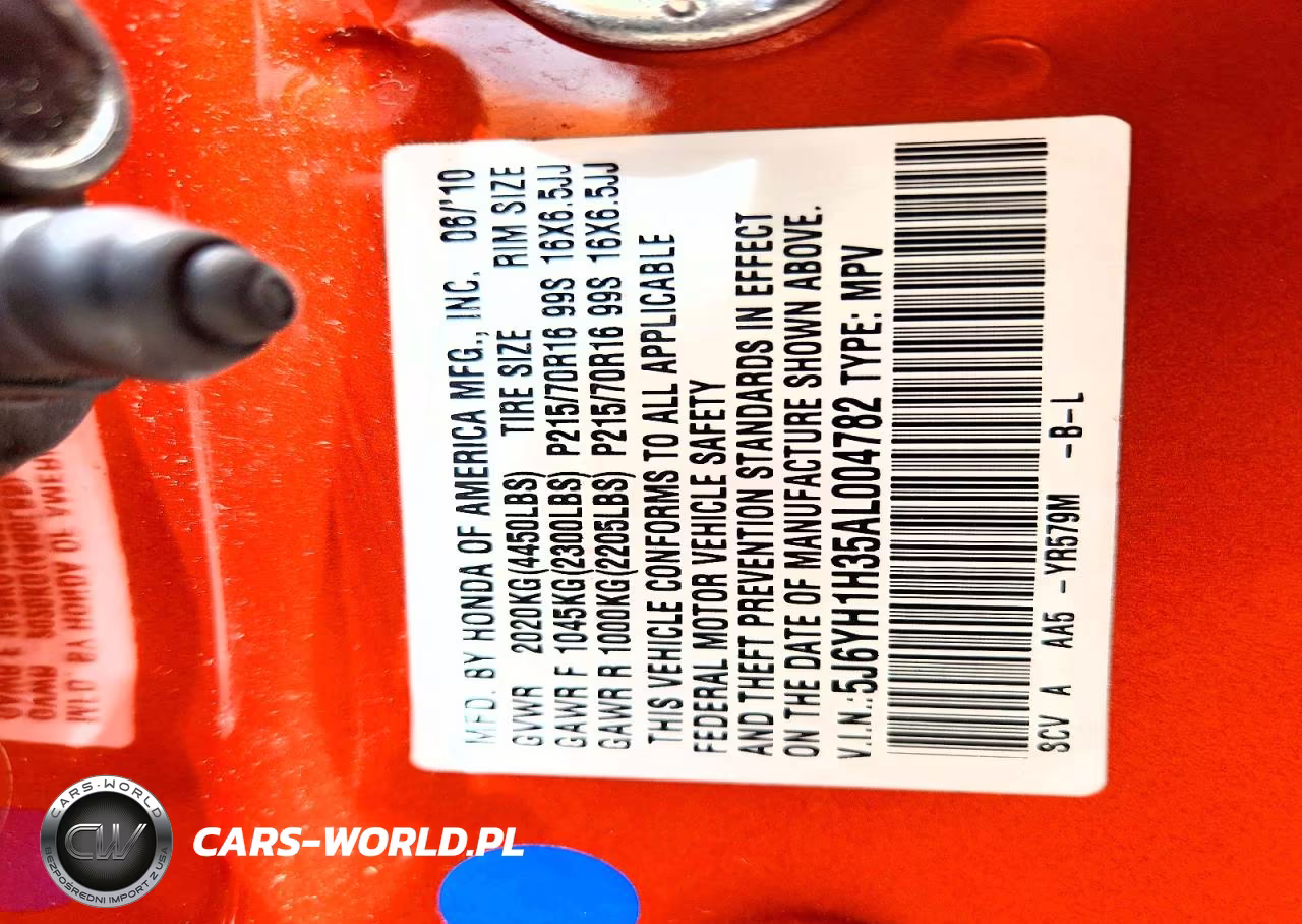 2010 Honda Element Lx VIN:5J6YH1H35AL004782 - 13