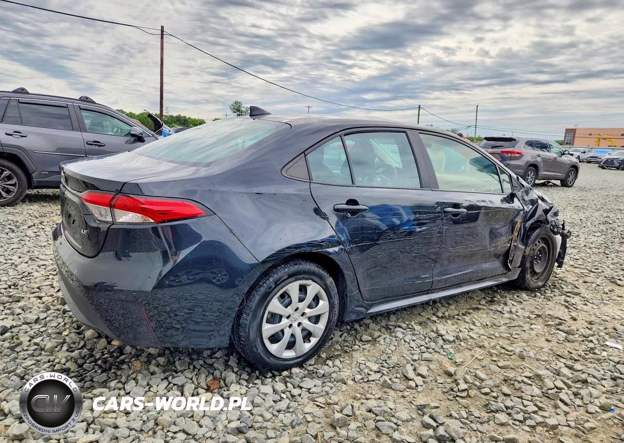 2022 Toyota Corolla Le VIN:5YFEPMAE1NP341519 - 3