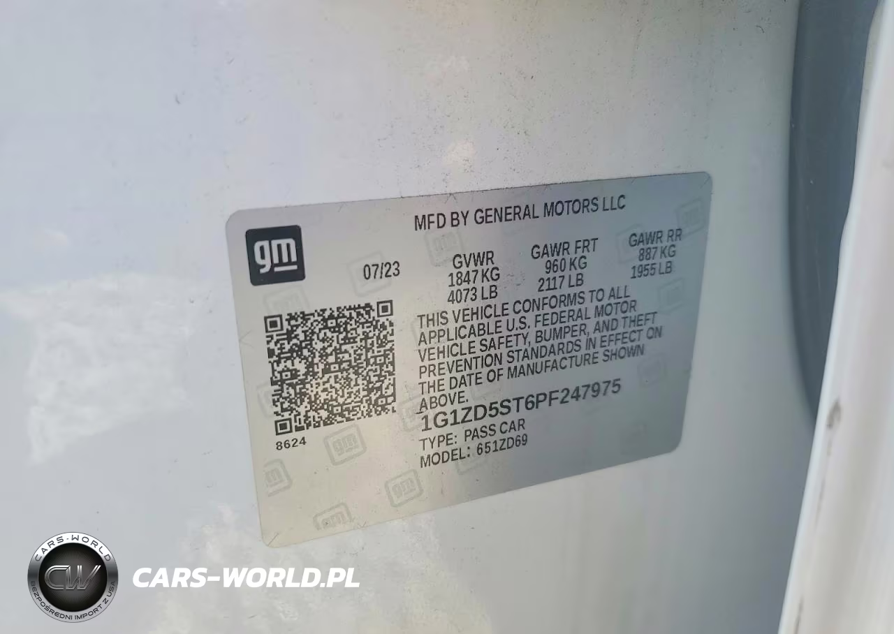 2023 Chevrolet Malibu Lt VIN:1G1ZD5ST6PF247975 - 12