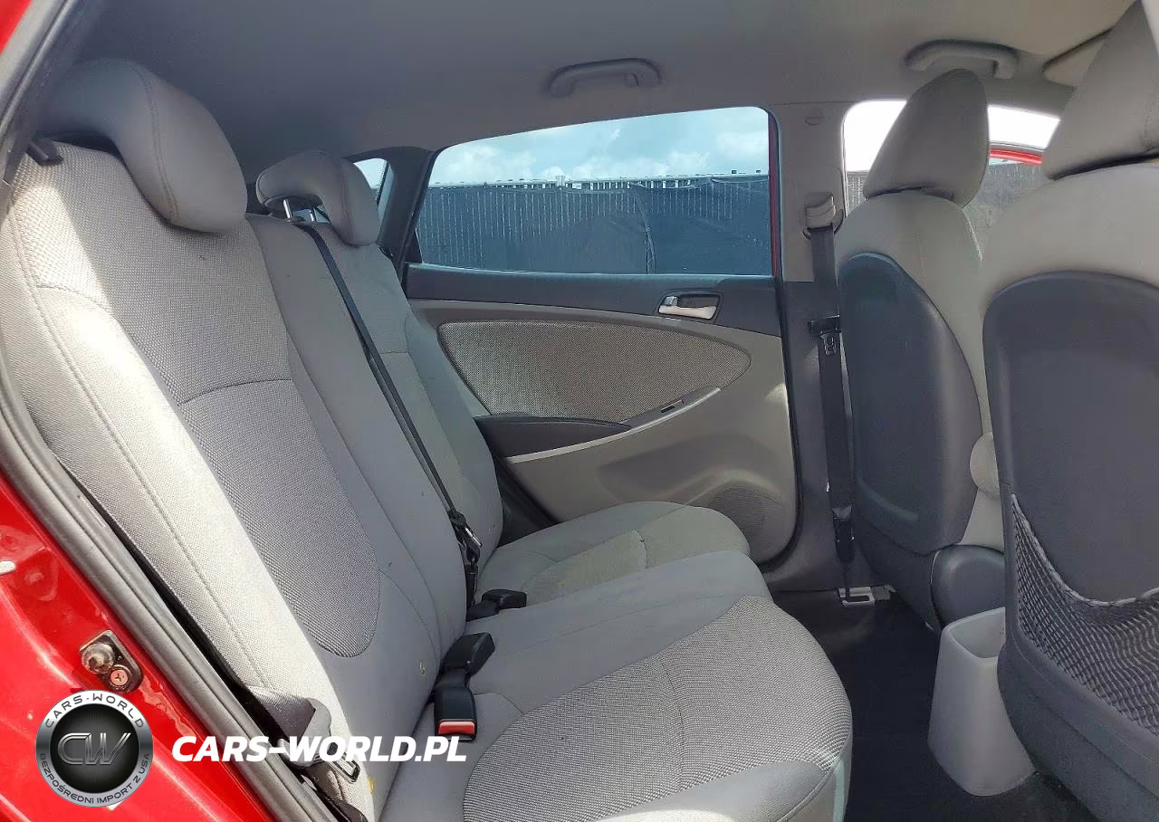 2012 Hyundai Accent Gs VIN:KMHCT5AEXCU005565 - 10