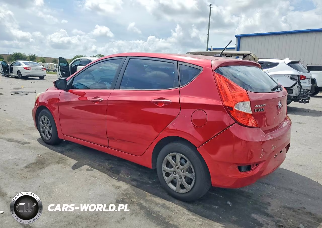 2012 Hyundai Accent Gs VIN:KMHCT5AEXCU005565 - 2