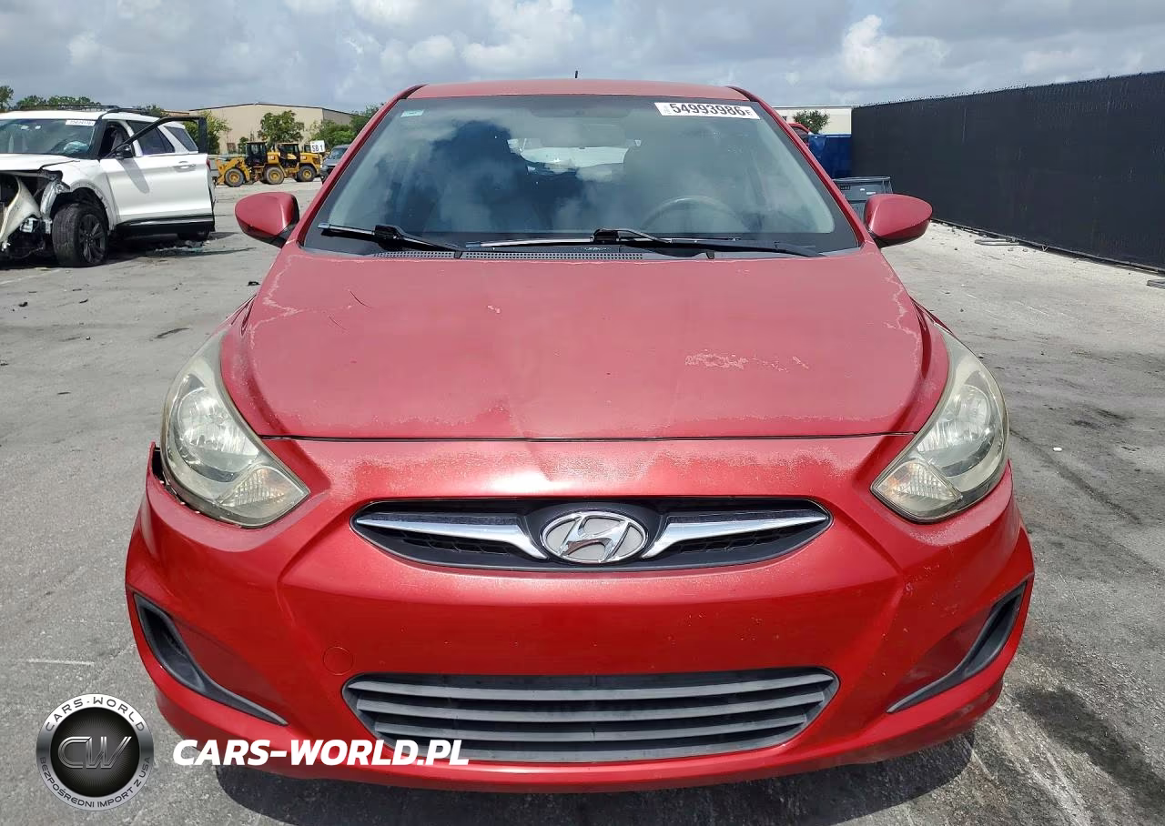 2012 Hyundai Accent Gs VIN:KMHCT5AEXCU005565 - 5