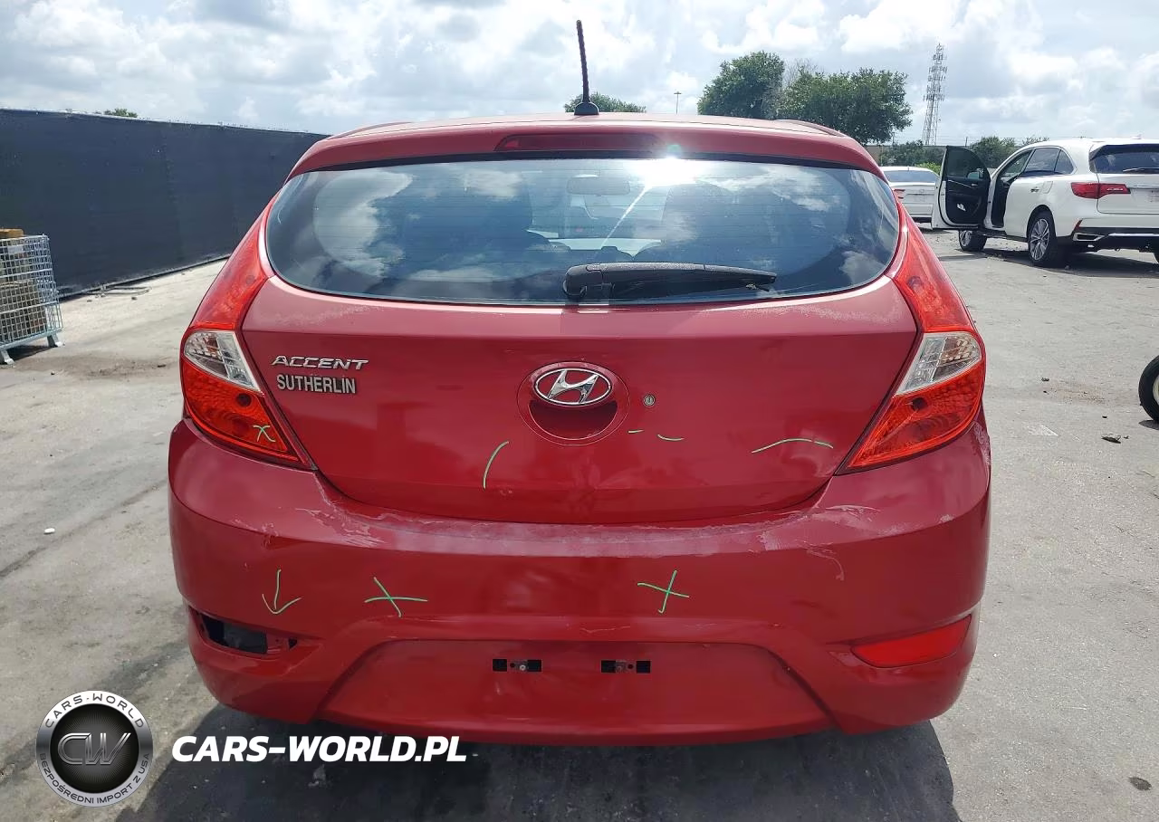 2012 Hyundai Accent Gs VIN:KMHCT5AEXCU005565 - 6