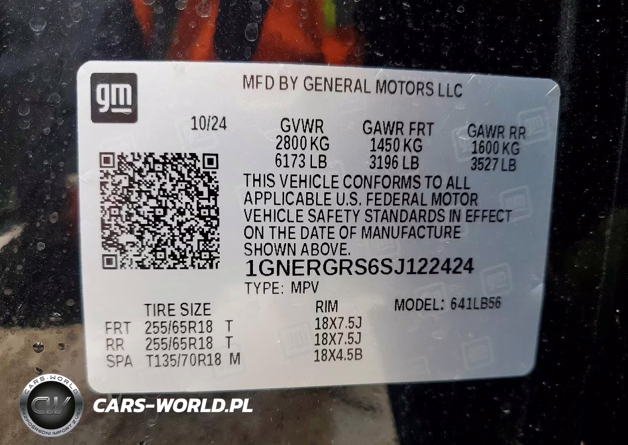 2025 Chevrolet Traverse Lt VIN:1GNERGRS6SJ122424 - 13