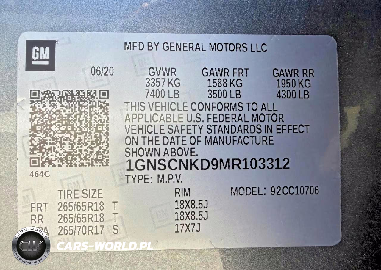 2021 Chevrolet Tahoe C1500 Lt VIN:1GNSCNKD9MR103312 - 15