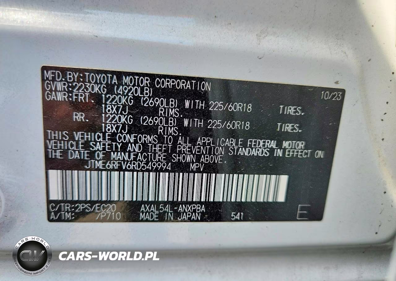 2024 Toyota Rav4 Xse VIN:JTME6RFV6RD549994 - 13